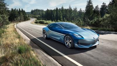 Borgward isabella concept 2017 frankfurt motor show 4k wallpaper