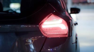 Car rear view taillight 4k wallpaper