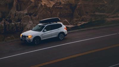 Car road mountains 4k wallpaper