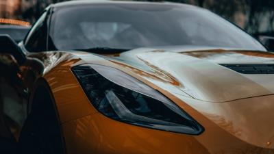 Car sportscar yellow img 4k wallpaper