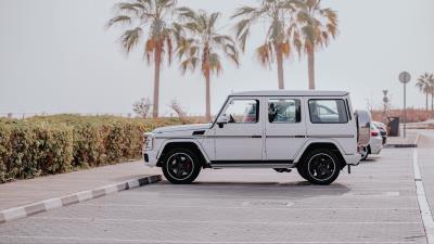 Car suv white 4k wallpaper