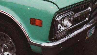 Car turquoise vintage 4k wallpaper
