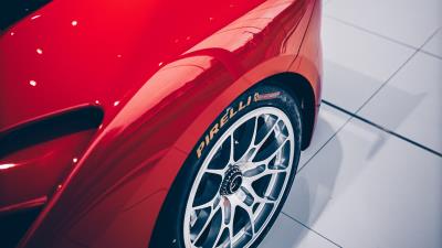 Car wheel spoiler 4k wallpaper