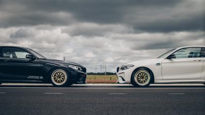 Cars side view white 4k wallpaper