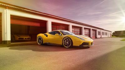 Ferrari 488 gtb novitec rosso 4k wallpaper