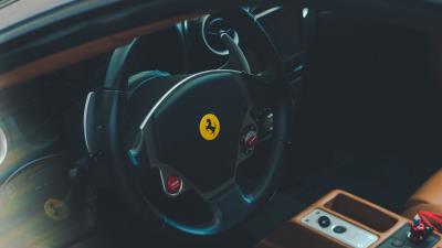 Ferrari car salon 4k wallpaper