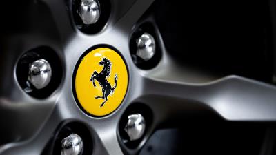 Ferrari car wheel 4k wallpaper