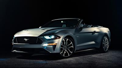 Ford mustang convertible 2018 4k wallpaper