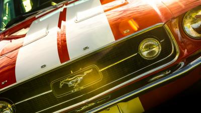 Ford mustang fastback 1967 bumper 4k wallpaper