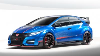 Honda civic type r concept ii 4k wallpaper
