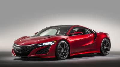 Honda nsx 2015 red 4k wallpaper