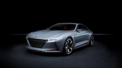 Hyundai genesis concept side view 4k wallpaper