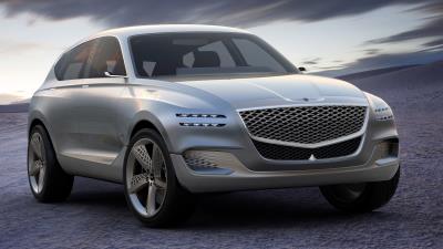 Hyundai genesis gv80 fuel cell concept 4k wallpaper