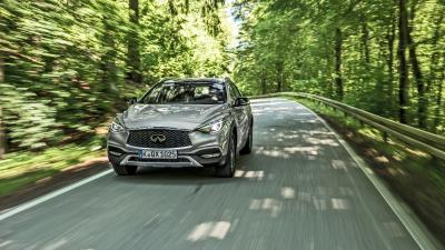 Infiniti qx30 front view 4k wallpaper