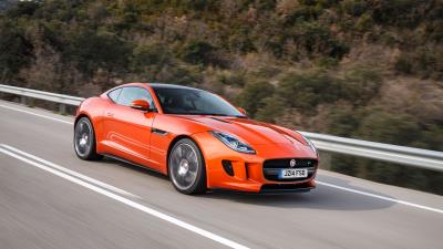Jaguar f type side view movement 4k wallpaper