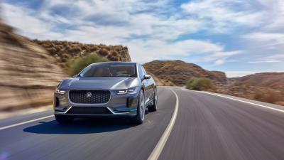 Jaguar i pace electric sports car 4k wallpaper