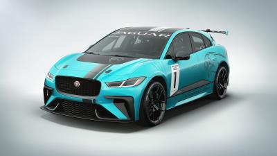 Jaguar i pace etrophy 2017 frankfurt motor show 4k wallpaper