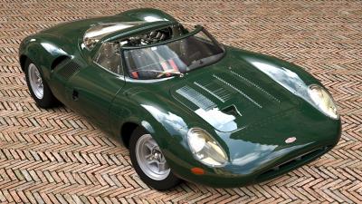 Jaguar xj13 1996 race car roadste 4k wallpaper