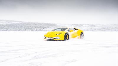 Lamborghini aventador lamborghini yellow 4k wallpaper