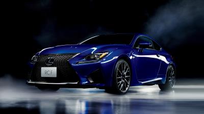 Lexus rc f jp spec side view 4k wallpaper
