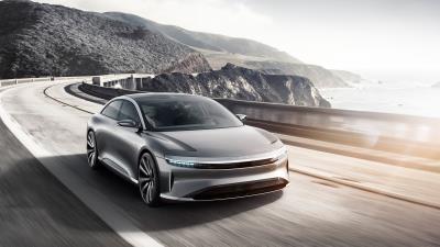 Lucid air luxury electric car 4k wallpaper