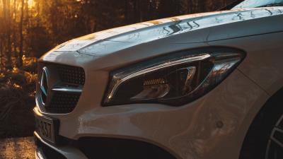 Machine side view white 4k wallpaper