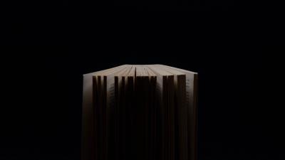 Book pages dark 4k wallpaper