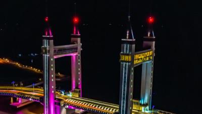 Bridge backlight neon 4k wallpaper