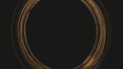 Circle glow dark 4k wallpaper