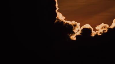 Clouds dark sky 4k wallpaper