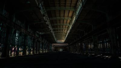 Corridor room dark 4k wallpaper