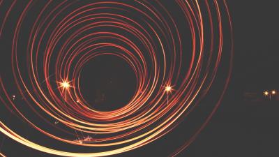 Exposure circles dark 4k wallpaper