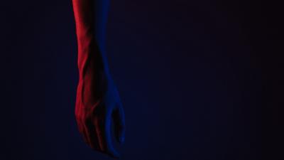 Hand lighting dark 4k wallpaper