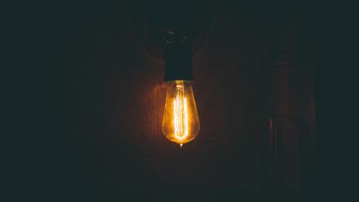 Lamp glow wall 4k wallpaper