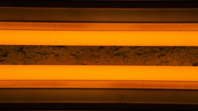 Lamp glow yellow 4k wallpaper