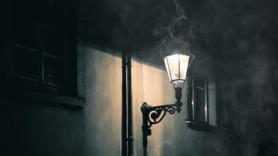 Lantern wall glow 4k wallpaper