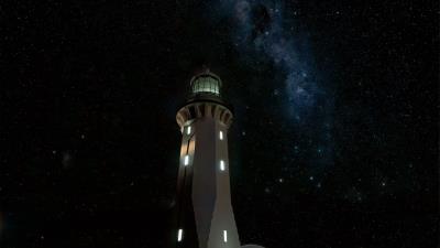 Lighthouse building dark 4k wallpaper