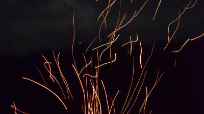 Lines stripes glow 4k wallpaper