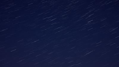 Long exposure stars starry sky image 4k wallpaper