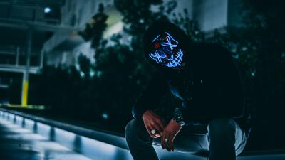 Mask hood anonymous picture 4k wallpaper