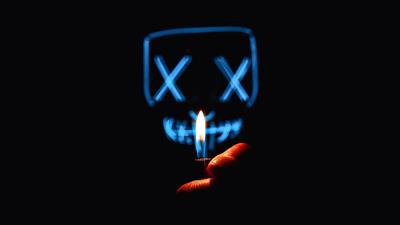 Mask lighter fire 4k wallpaper
