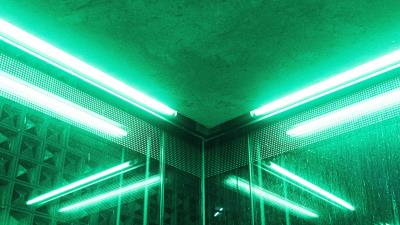 Mirrors lamps reflection 4k wallpaper