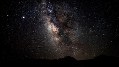 Night nebula stars image 4k wallpaper