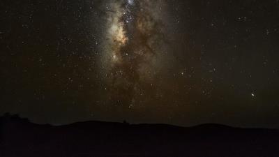 Night nebula stars 4k wallpaper