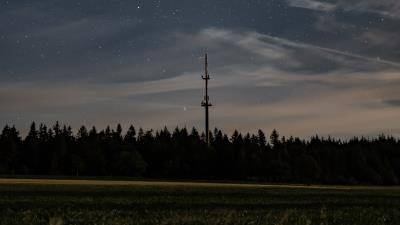 Night starry sky stars 4k wallpaper