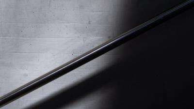 Railings wall bw 4k wallpaper