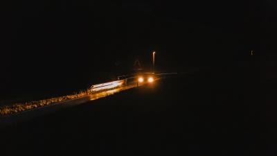 Road night dark 4k wallpaper