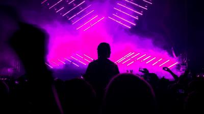 Silhouette dark crowd 4k wallpaper