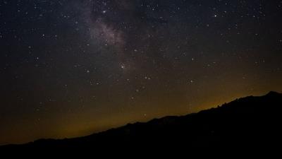 Slope space nebula 4k wallpaper