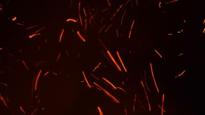 Sparks glow red 4k wallpaper